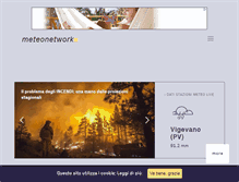 Tablet Screenshot of meteonetwork.it
