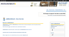 Desktop Screenshot of my.meteonetwork.it