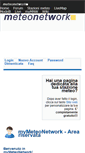 Mobile Screenshot of my.meteonetwork.it