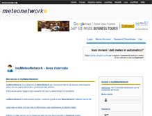 Tablet Screenshot of my.meteonetwork.it